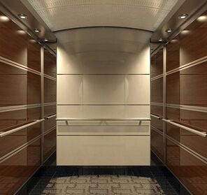 elevator interior, light weight, custom, Calgary, Edmonton, Alberta, elevator design, wall panel, floor, ceiling, handrails