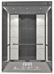 Custom Elevator Interior, elevator ceiling, handrails, elevator, elevator panels, elevator floor, Calgary, Edmonton, Alberta, Elevator Designer, photo, elevator consultant, interior design 