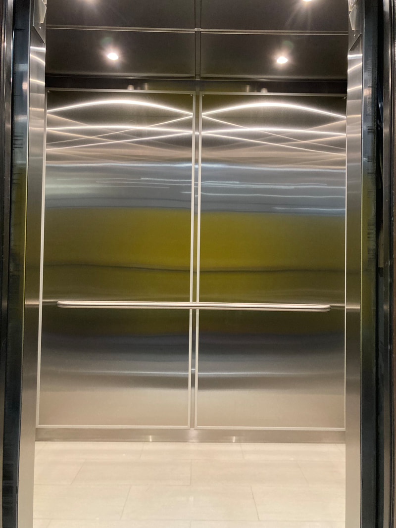 Lyft Surfaces, custom elevator interior