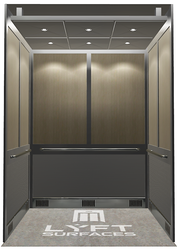 custom elevator interior, light weight, elevator design, Calgary, Edmonton, Alberta, elevator wall panels, floor, ceiling, handrails, stainless steel