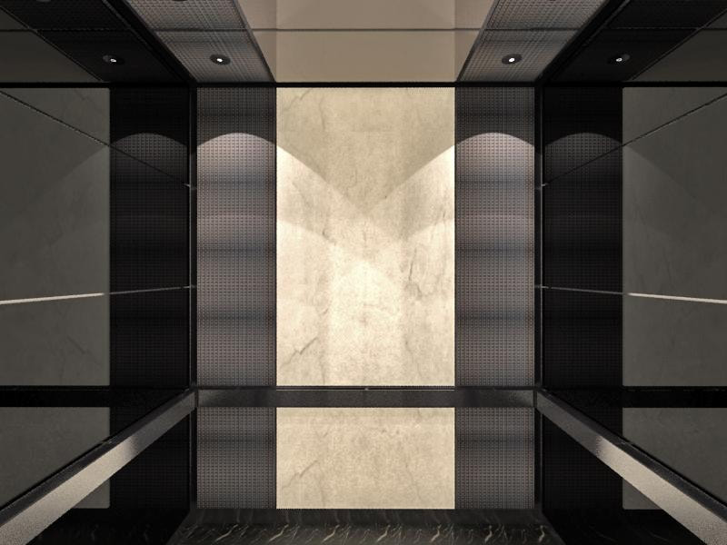 Custom Elevator Interior, elevator ceiling, handrails, elevator, elevator panels, elevator floor, Calgary, Edmonton, Alberta, Elevator Designer, photo, elevator consultant, interior design 